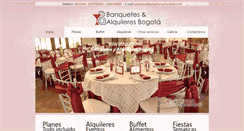 Desktop Screenshot of banquetesyalquileres.com